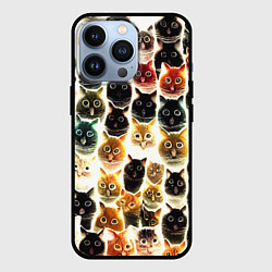 Чехол iPhone 13 Pro Паттерн-котики