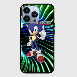 Чехол для iPhone 13 Pro Sonic - hedgehog - video game, цвет: 3D-черный