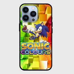 Чехол для iPhone 13 Pro Sonic Colours - Hedgehog - Video game, цвет: 3D-черный