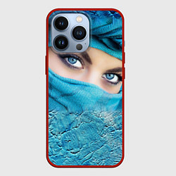 Чехол iPhone 13 Pro Синеглазая девушка в хиджабе