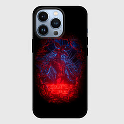 Чехол для iPhone 13 Pro Stranger Things - monster, цвет: 3D-черный