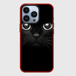 Чехол iPhone 13 Pro Взгляд чёрного кота
