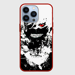 Чехол для iPhone 13 Pro Tokyo Ghoul Kaneki Ken paint, цвет: 3D-красный