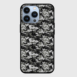 Чехол для iPhone 13 Pro Камуфляж URBAN городской, цвет: 3D-черный