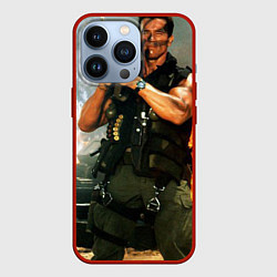 Чехол для iPhone 13 Pro Базука Арнольда мем, цвет: 3D-красный