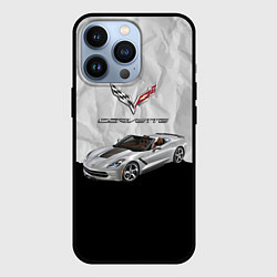 Чехол для iPhone 13 Pro Chevrolet Corvette - motorsport, цвет: 3D-черный