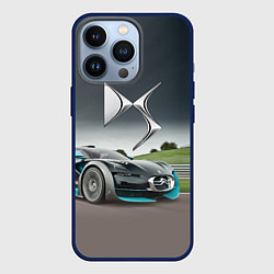 Чехол для iPhone 13 Pro Citroen DS Spirit - скоростной режим, цвет: 3D-тёмно-синий
