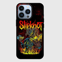 Чехол для iPhone 13 Pro Slipknot Monster, цвет: 3D-черный