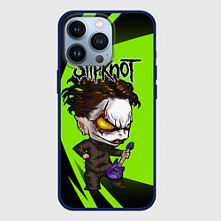 Чехол для iPhone 13 Pro Slipknot green, цвет: 3D-тёмно-синий