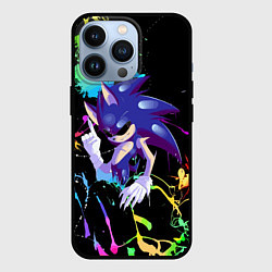 Чехол для iPhone 13 Pro Sonic Exe - Hedgehog - video game, цвет: 3D-черный