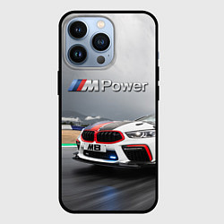 Чехол для iPhone 13 Pro BMW M8 Safety car, цвет: 3D-черный