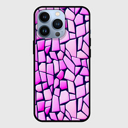 Чехол для iPhone 13 Pro Абстрактная мозаика - паттерн, цвет: 3D-черный