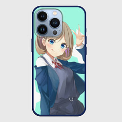 Чехол для iPhone 13 Pro Милая Кэкэ Тан - Живая любовь Суперзвезда, цвет: 3D-тёмно-синий