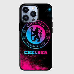 Чехол для iPhone 13 Pro Chelsea - neon gradient, цвет: 3D-черный