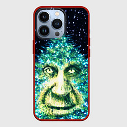 Чехол для iPhone 13 Pro Мудрое Новогоднее Дерево, цвет: 3D-красный
