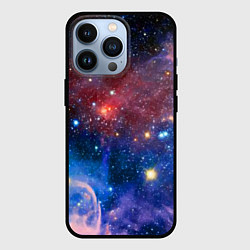 Чехол для iPhone 13 Pro Ошеломительный бескрайний космос, цвет: 3D-черный