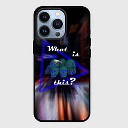 Чехол для iPhone 13 Pro Черепчики для друзей и студентов-What is this?, цвет: 3D-черный