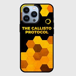 Чехол iPhone 13 Pro The Callisto Protocol - gold gradient: символ свер