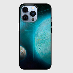 Чехол для iPhone 13 Pro Космос и планеты, цвет: 3D-черный