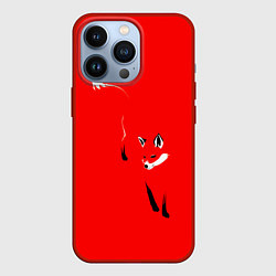 Чехол для iPhone 13 Pro Красная лиса, цвет: 3D-красный