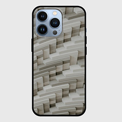 Чехол для iPhone 13 Pro Множество геометрических блоков, цвет: 3D-черный
