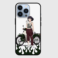 Чехол для iPhone 13 Pro Когума и её Honda Super Cub - Супер Каб, цвет: 3D-черный