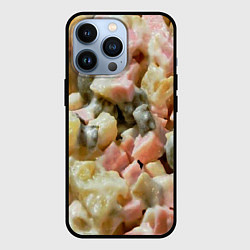 Чехол для iPhone 13 Pro Салат оливье, цвет: 3D-черный