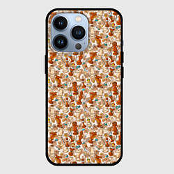Чехол для iPhone 13 Pro Шахматная битва, цвет: 3D-черный