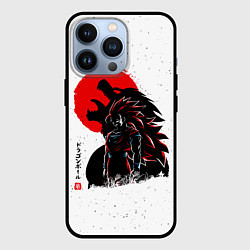 Чехол для iPhone 13 Pro Dragon Ball красная луна, цвет: 3D-черный