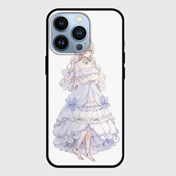 Чехол для iPhone 13 Pro Принцесса аниме, цвет: 3D-черный