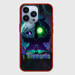Чехол для iPhone 13 Pro Terraria monster, цвет: 3D-красный