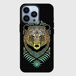 Чехол для iPhone 13 Pro Языческий бог Велес, цвет: 3D-черный
