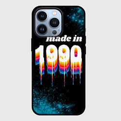 Чехол для iPhone 13 Pro Made in 1990: liquid art, цвет: 3D-черный