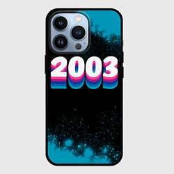 Чехол для iPhone 13 Pro Made in 2003: vintage art, цвет: 3D-черный