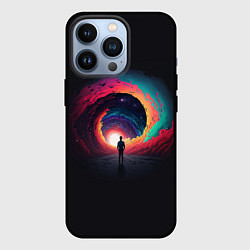 Чехол для iPhone 13 Pro На пути к новым мирам, цвет: 3D-черный