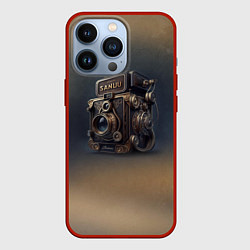 Чехол для iPhone 13 Pro Странный фотоаппарат, цвет: 3D-красный