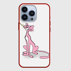 Чехол для iPhone 13 Pro Шикарная пантера, цвет: 3D-красный
