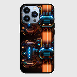 Чехол для iPhone 13 Pro Силовой электрический доспех, цвет: 3D-черный