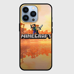 Чехол для iPhone 13 Pro Стив Майнкрафт Minecraft, цвет: 3D-черный