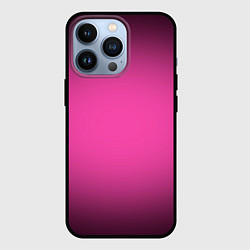 Чехол для iPhone 13 Pro Кислотный розовый с градиентом, цвет: 3D-черный