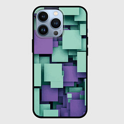 Чехол для iPhone 13 Pro Trendy geometric pattern, цвет: 3D-черный