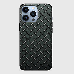 Чехол для iPhone 13 Pro Металлический человек, цвет: 3D-черный