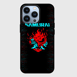 Чехол для iPhone 13 Pro Сyberpunk 2077 samurai neon, цвет: 3D-черный