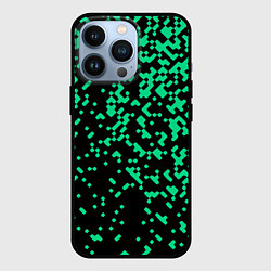 Чехол для iPhone 13 Pro Авангардный пиксельный паттерн, цвет: 3D-черный