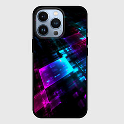 Чехол для iPhone 13 Pro Неоновый киберпанк, цвет: 3D-черный