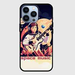 Чехол для iPhone 13 Pro Space music, цвет: 3D-черный