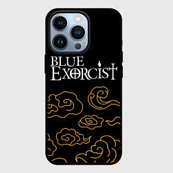 Чехол для iPhone 13 Pro Blue Exorcist anime clouds, цвет: 3D-черный