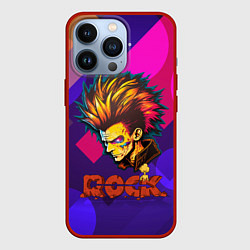 Чехол для iPhone 13 Pro Панк зомби, цвет: 3D-красный