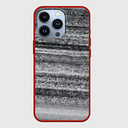 Чехол для iPhone 13 Pro Белый шум, цвет: 3D-красный