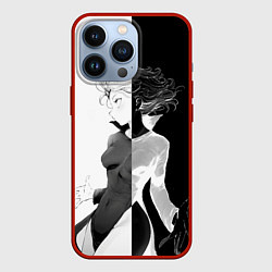 Чехол для iPhone 13 Pro Тацумаки из ванпанчмена, цвет: 3D-красный